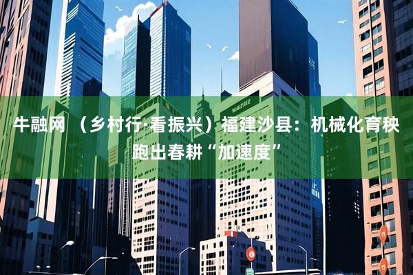 牛融网 （乡村行·看振兴）福建沙县：机械化育秧跑出春耕“加速度”